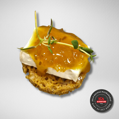 Kanapée - Brie fikonmarmelad & timjan