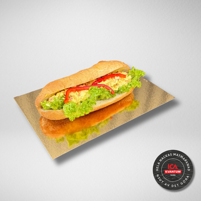 Kycklingcurry baguette