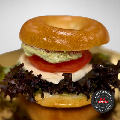 Bagel med pesto