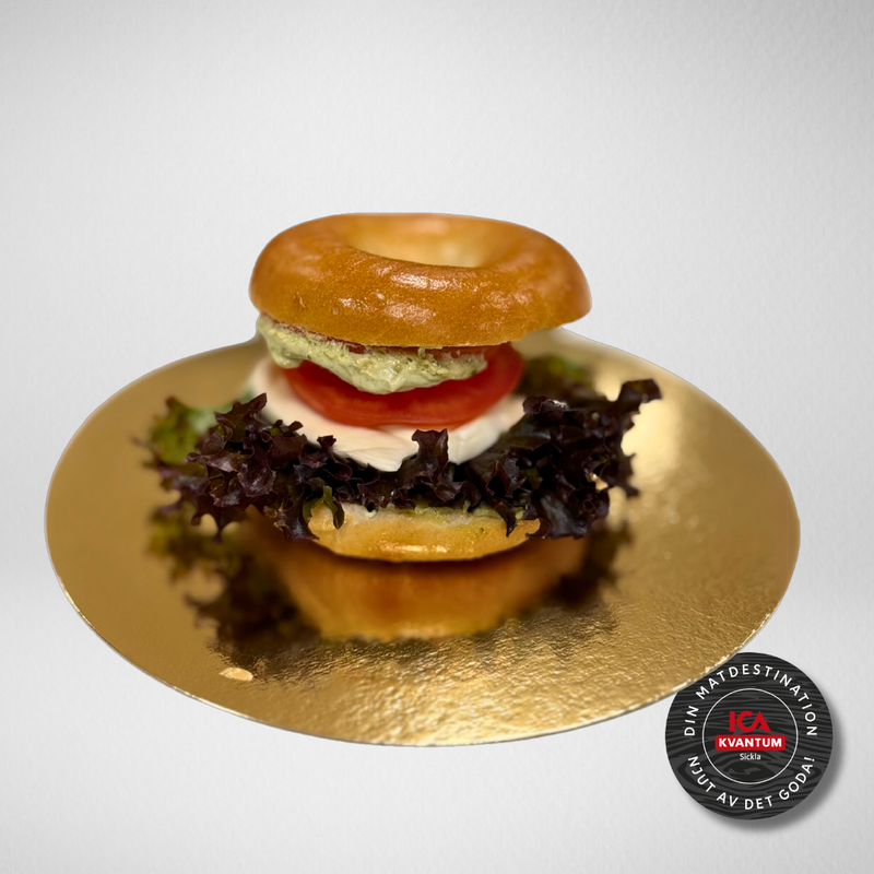Bagel med pesto