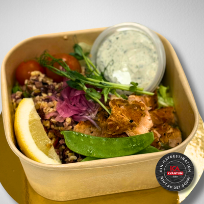 Laxsallad med Bulgur