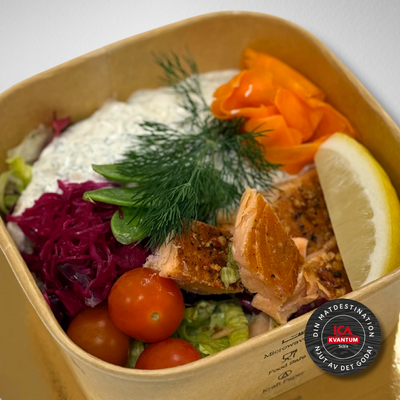 Laxsallad med Bulgur