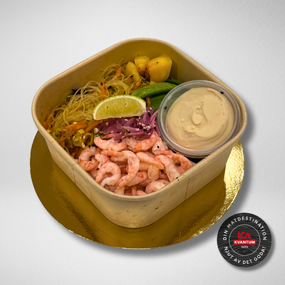 Pokébowl med räkor