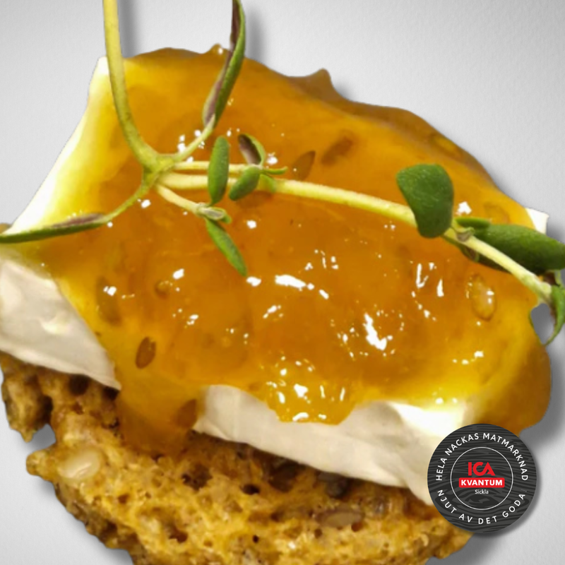 Kanapée - Brie fikonmarmelad & timjan